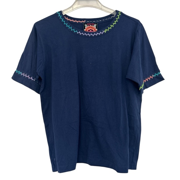 Johnny Was Crochet Crew T-Shirt